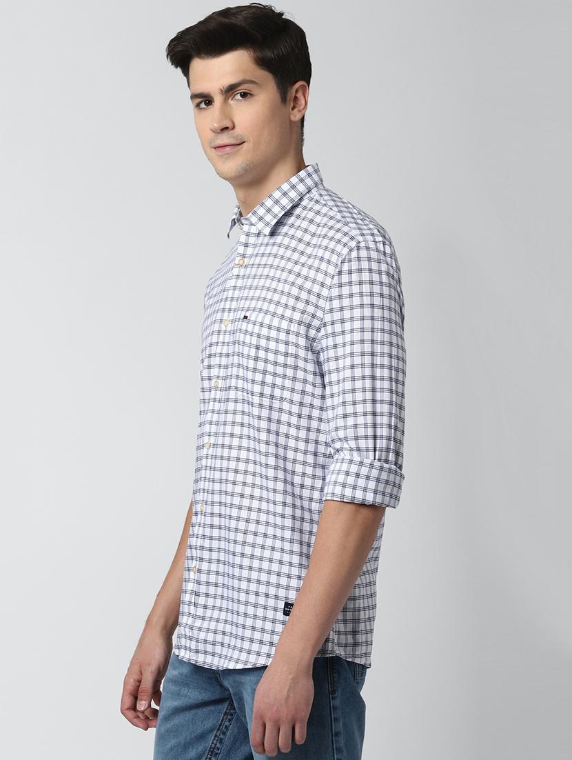 white checkered casual shirt - 17659728 - Zoom Image - 2