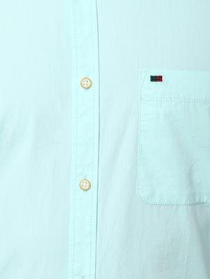 green solid casual shirt - 17659729 - Standard Image - 5