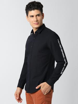 black printed casual shirt - 17659753 - Standard Image - 2