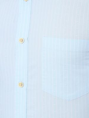 blue striped casual shirt - 17659756 - Standard Image - 5