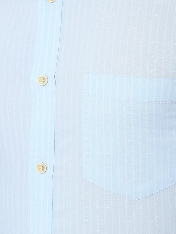 blue striped casual shirt - 17659756 - Zoom Image - 5