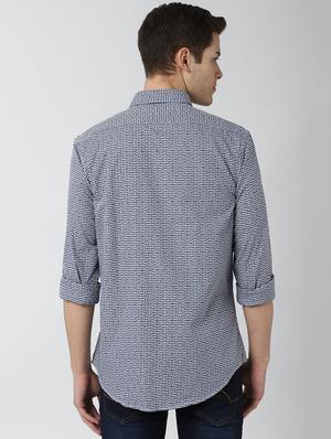 grey checkered casual shirt - 17659761 - Standard Image - 3