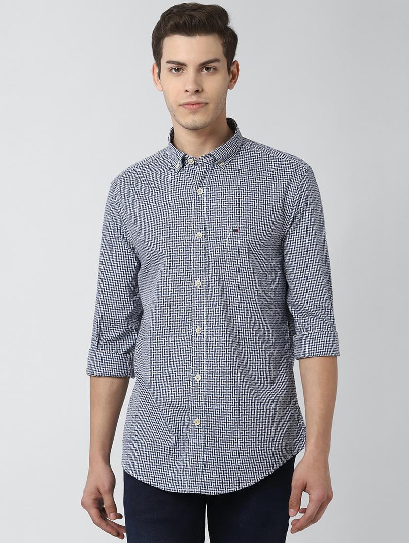 grey checkered casual shirt - 17659761 - Zoom Image - 1
