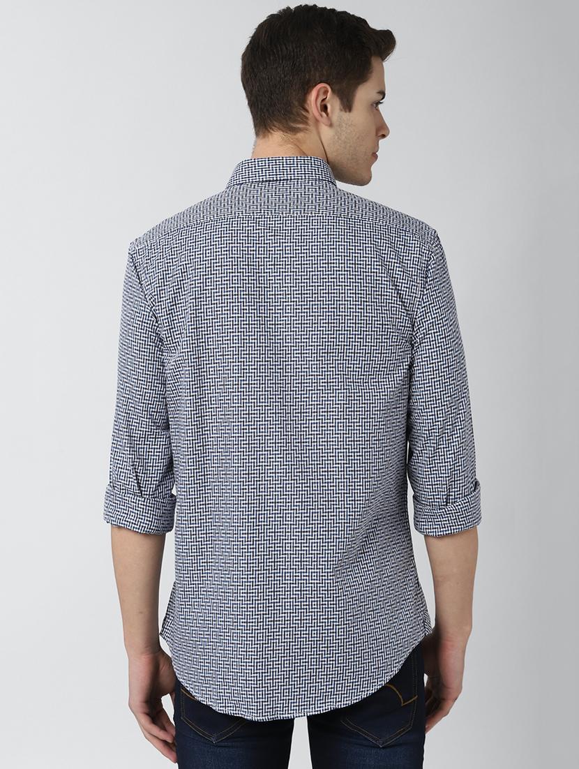 grey checkered casual shirt - 17659761 - Zoom Image - 3
