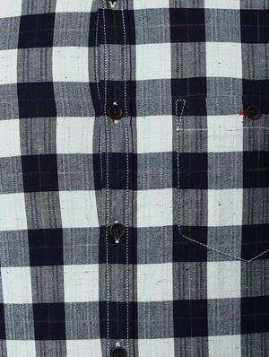 white checkered casual shirt - 17659771 - Standard Image - 5