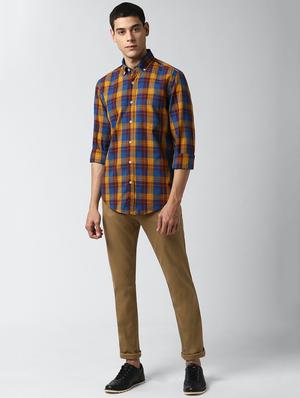 multi colored checkered casual shirt - 17659788 - Standard Image - 4