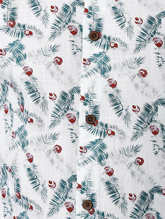 white printed casual shirt - 17659789 - Zoom Image - 5