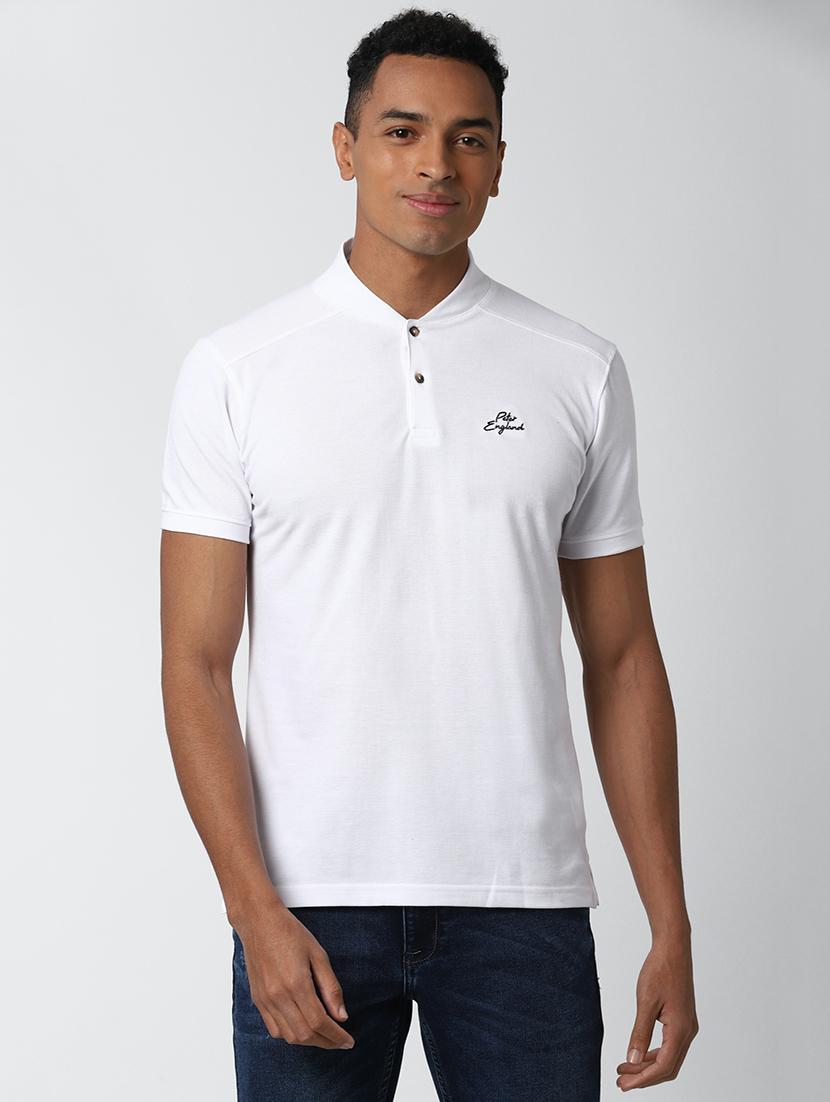 white solid t-shirt - 17659974 - Zoom Image - 1