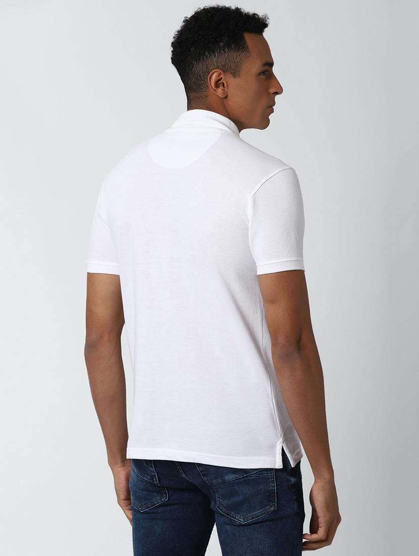 white solid t-shirt - 17659974 - Zoom Image - 3