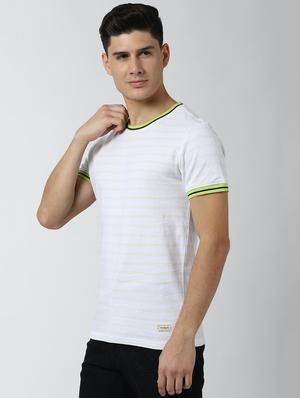 white striped t-shirt - 17659984 - Standard Image - 2