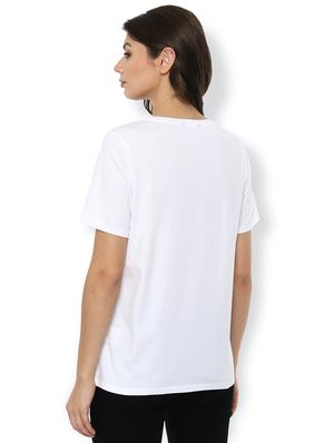 round neck solid tee - 17660178 - Standard Image - 2