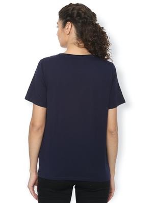 round neck solid tee - 17660183 - Standard Image - 2