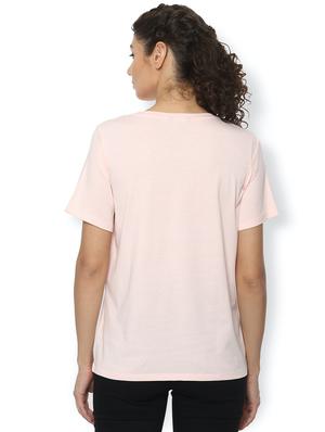 round neck solid tee - 17660186 - Standard Image - 2