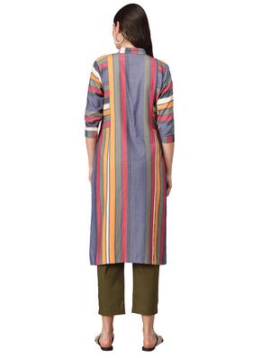striped kurta pant set - 17660714 - Standard Image - 3
