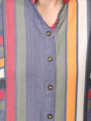 striped kurta pant set - 17660714 - Standard Image - 5
