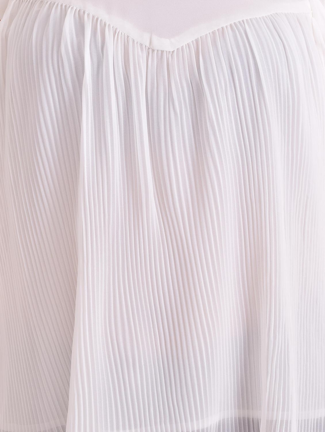 round neck pleated top - 17661193 - Zoom Image - 4