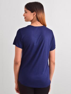 tie up neck solid top - 17661195 - Standard Image - 3