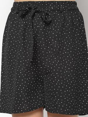 high rise polka dot skorts - 17661259 - Standard Image - 5