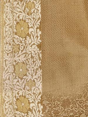jacquard woven saree with blouse - 17661824 - Standard Image - 2
