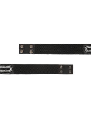 black embellished belt - 17662231 - Standard Image - 3