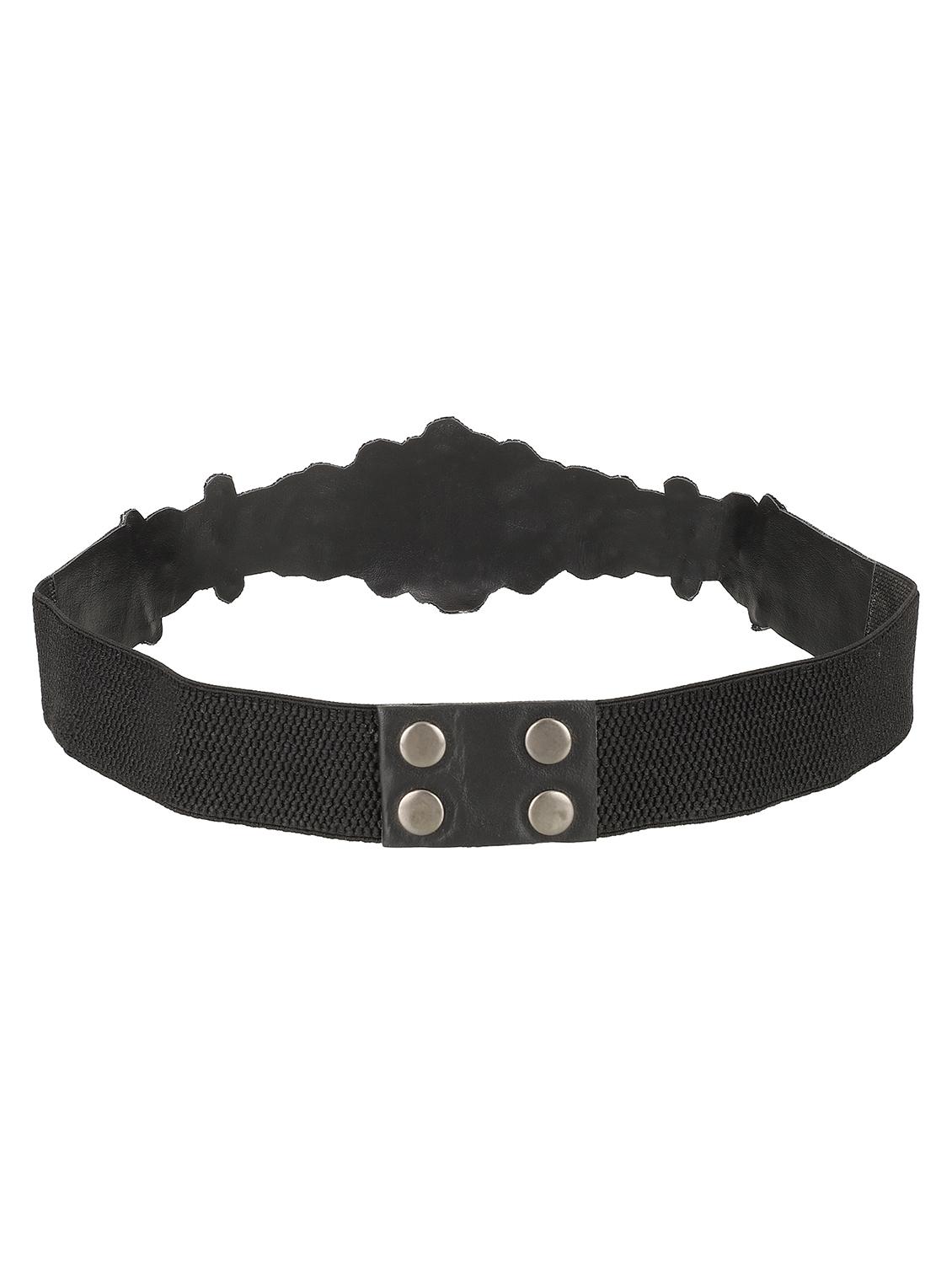 black embellished belt - 17662231 - Zoom Image - 2