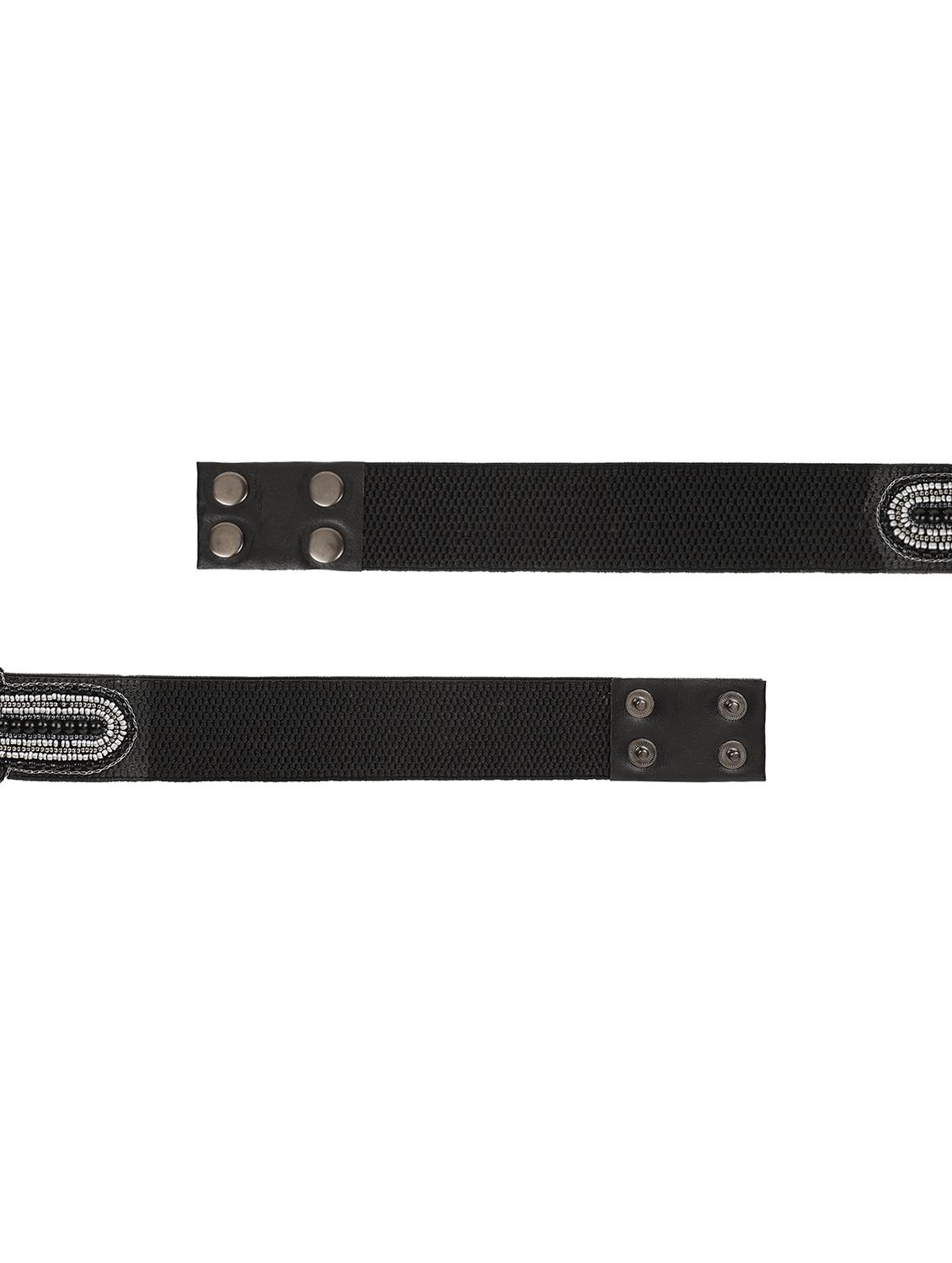 black embellished belt - 17662231 - Zoom Image - 3
