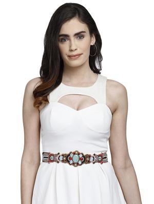 multicolor embellished belt - 17662232 - Standard Image - 4
