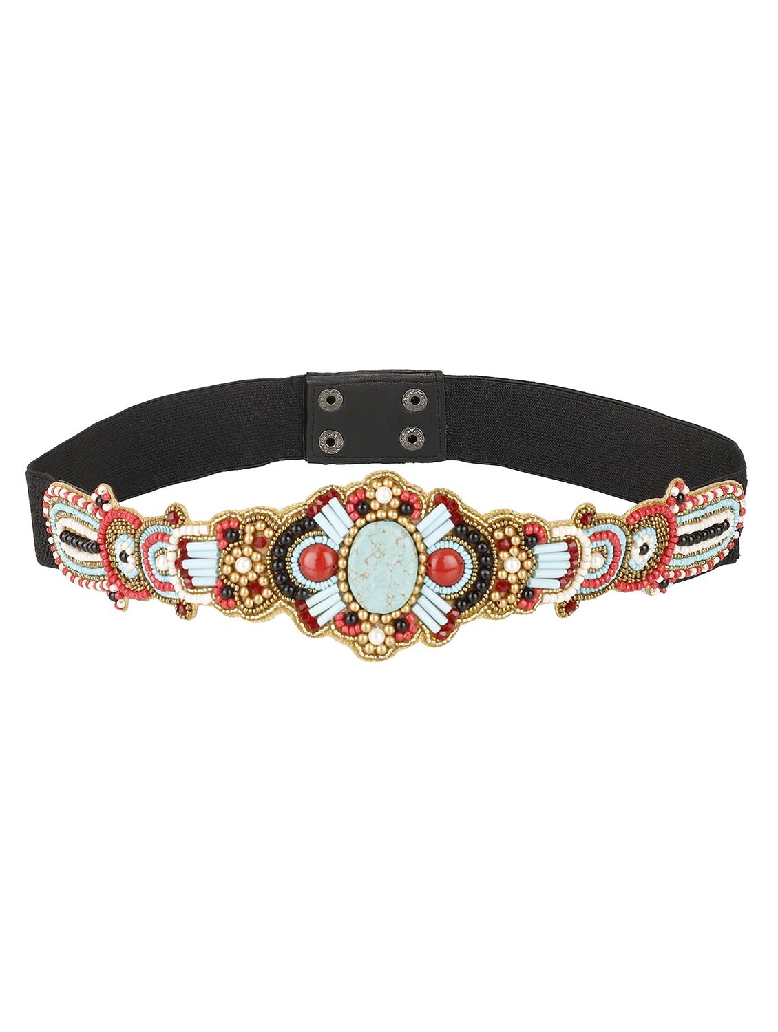 multicolor embellished belt - 17662232 - Zoom Image - 1