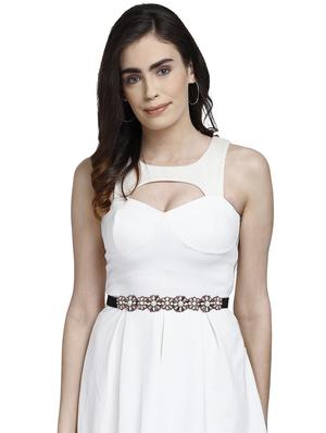 beige embellished belt - 17662234 - Standard Image - 4
