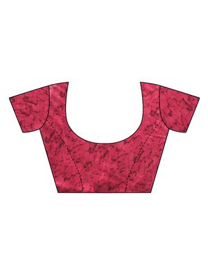 floral printed saree with blouse - 17662256 - Standard Image - 3