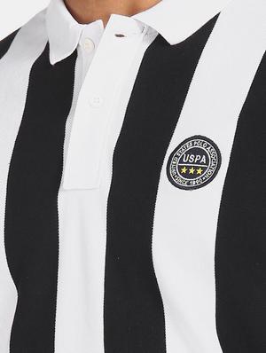 white striped polo t-shirt - 17662515 - Standard Image - 5