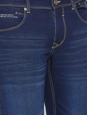 blue light washed denim jeans - 17663224 - Standard Image - 5