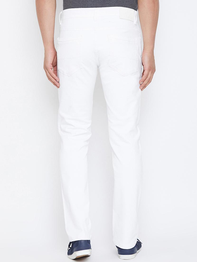 white plain denim jeans - 17663225 - Zoom Image - 3