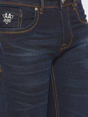 dark blue light washed denim jeans - 17663227 - Standard Image - 5