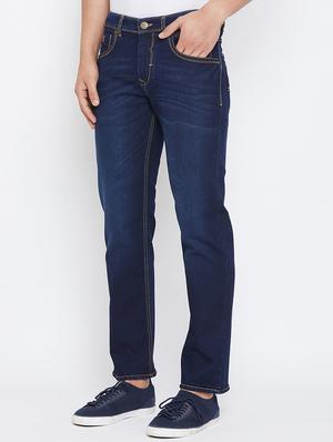 blue light washed denim jeans - 17663229 - Standard Image - 2