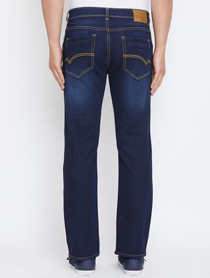 blue light washed denim jeans - 17663229 - Standard Image - 3