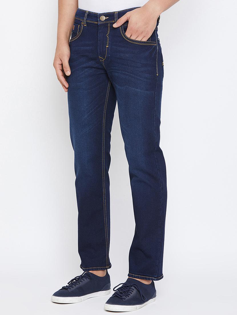 blue light washed denim jeans - 17663229 - Zoom Image - 2