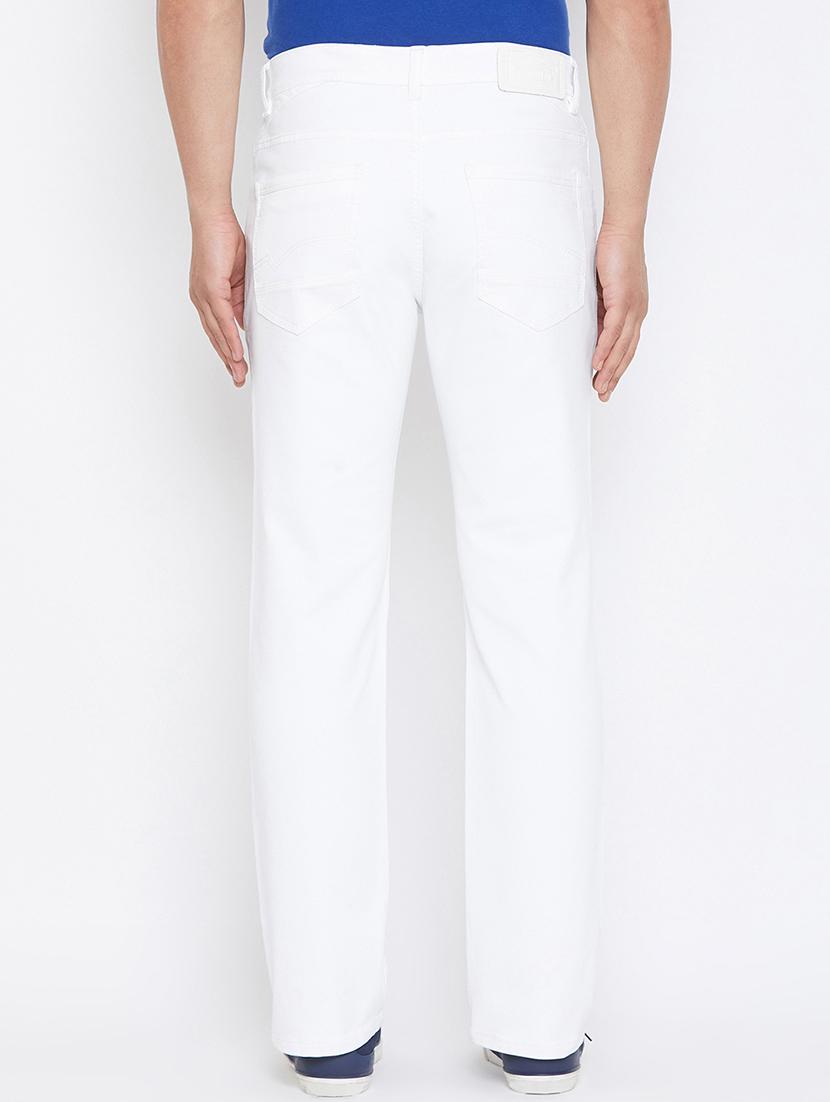 white plain denim jeans - 17663230 - Zoom Image - 2