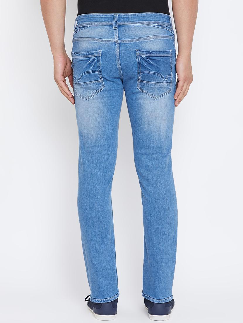 blue light washed denim jeans - 17663235 - Zoom Image - 3