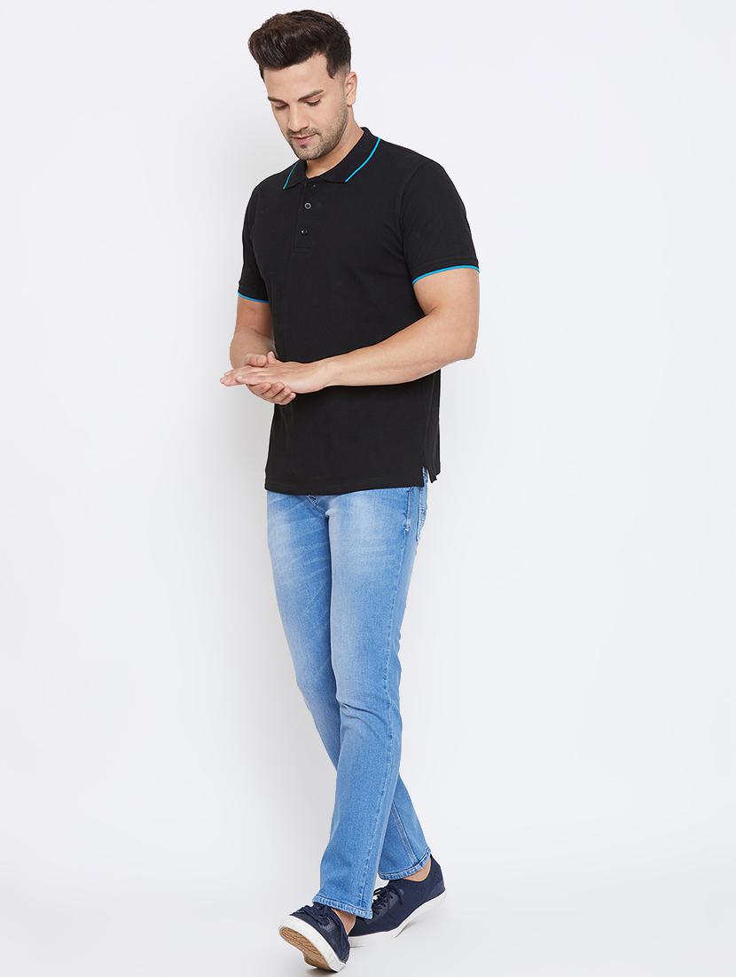 blue light washed denim jeans - 17663235 - Zoom Image - 4