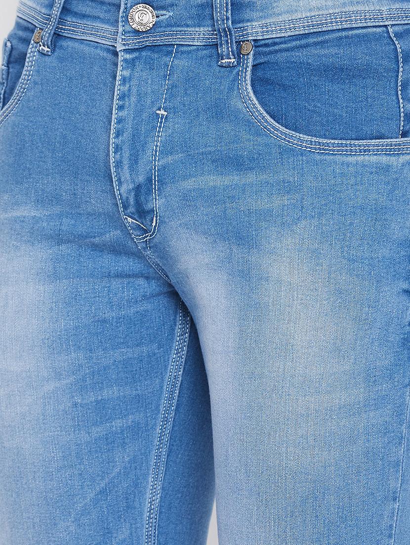blue light washed denim jeans - 17663235 - Zoom Image - 5