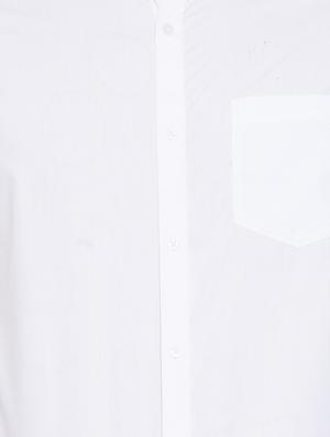 white solid casual shirt - 17663262 - Standard Image - 5