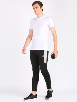 black side striped full length track pant - 17663962 - Standard Image - 4