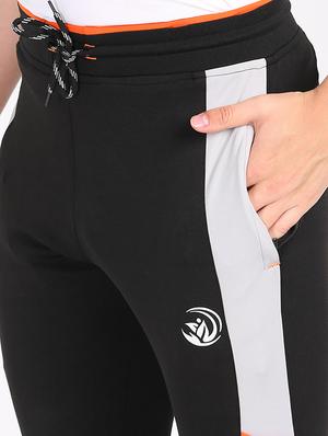 black side striped full length track pant - 17663962 - Standard Image - 5
