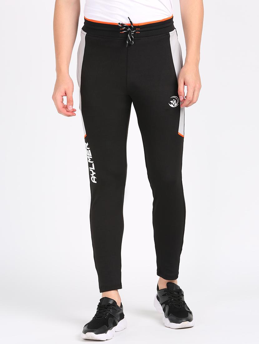 black side striped full length track pant - 17663962 - Zoom Image - 1