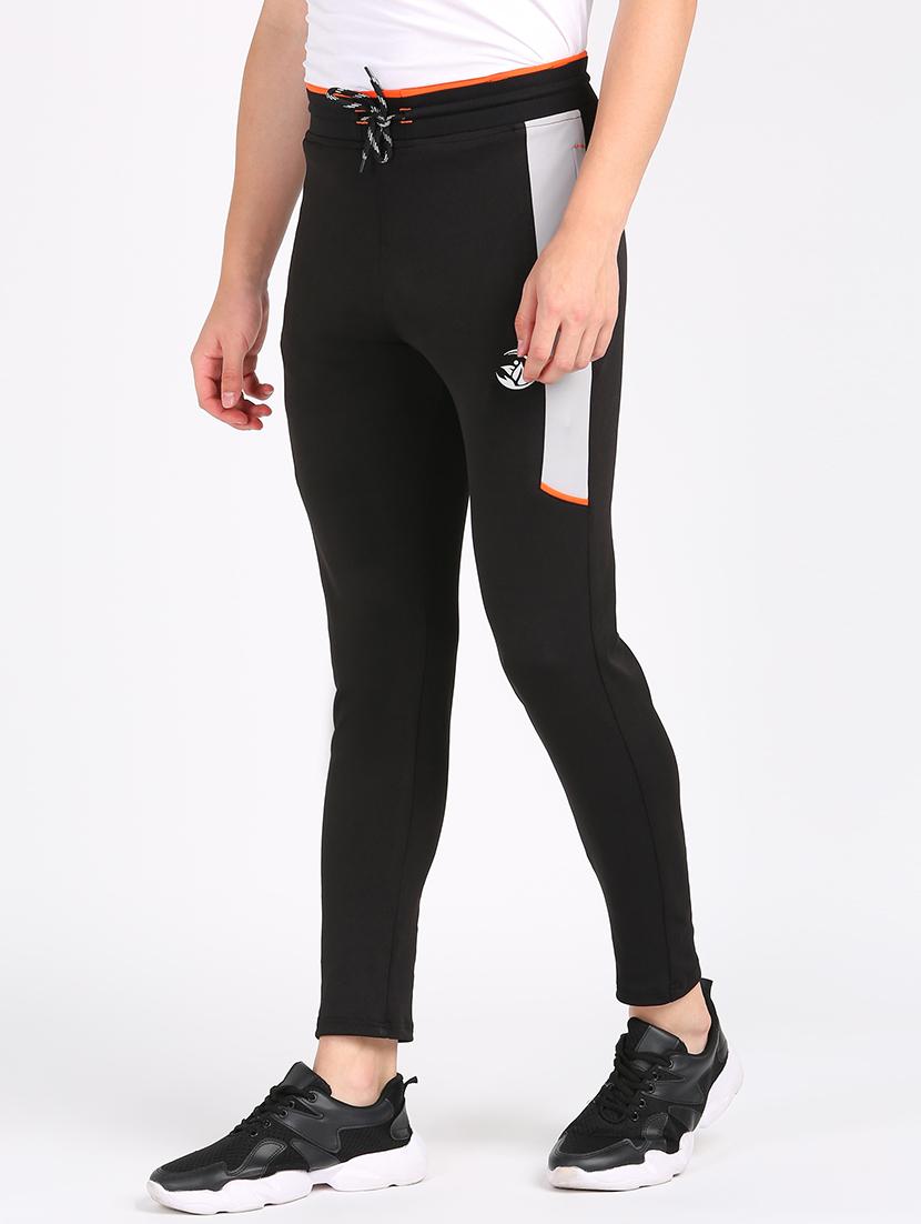 black side striped full length track pant - 17663962 - Zoom Image - 2