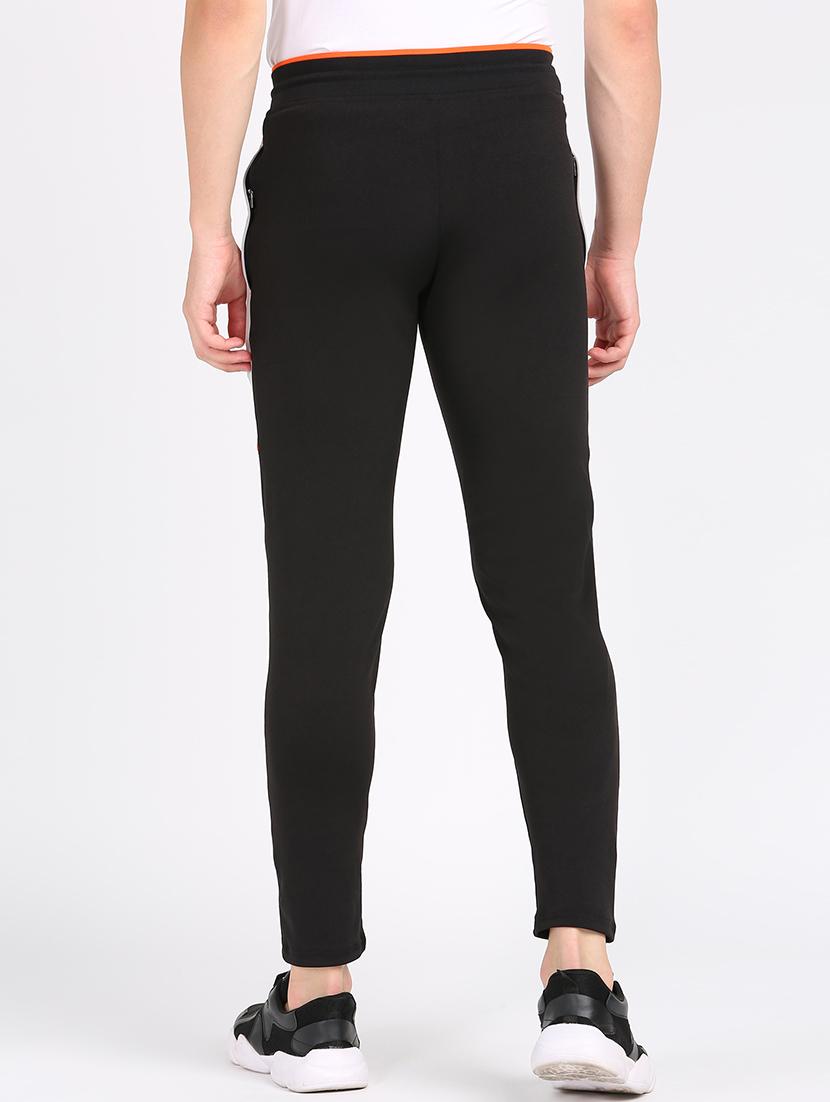 black side striped full length track pant - 17663962 - Zoom Image - 3