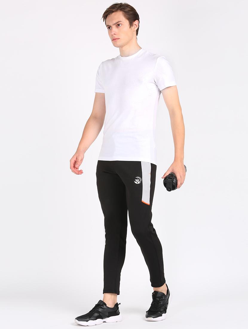 black side striped full length track pant - 17663962 - Zoom Image - 4