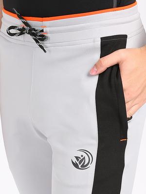 grey side striped full length track pant - 17663963 - Standard Image - 5