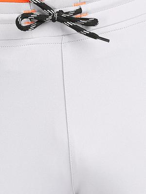 grey side striped full length track pant - 17663963 - Standard Image - 6